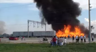 Kırklareli'nde yangın