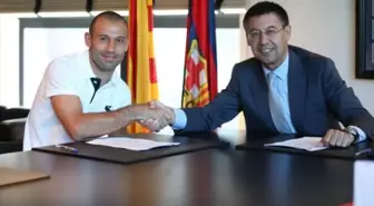 Barcelona'da Mascherano ile 4 Yıllık Yeni Sözleşme İmzalandı