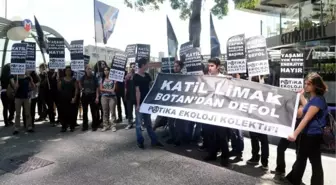 Protesto İçin Limak Önüne Yürüdüler