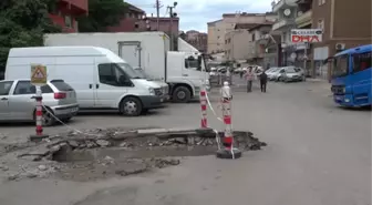 Belediyenin Açtığı Kanalizasyon Çukurlarına Tepki