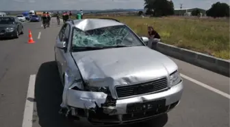 Keşan'da Otomobilin Çarptığı Motosikletli Öldü