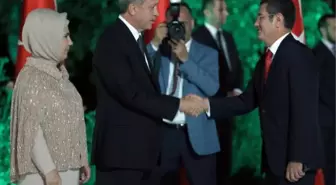 Görüntülü Haber) 1 Çankaya Köşkü'nde Cumhurbaşkanı Erdoğan'ın Ev Sahipliğinde İlk Resepsiyon...