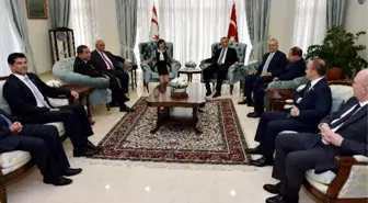 Erdoğan, KKTC Meclis Başkanı ve Siyasi Parti Başkanlarıyla Buluştu