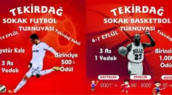 Tekirdağ'da Sokak Sporları Turnuvası Düzenlenecek