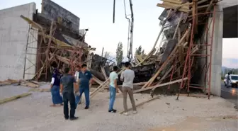 Seydişehir'de Üst Geçit İnşaatında Kalıplar Çöktü: 4 Yaralı