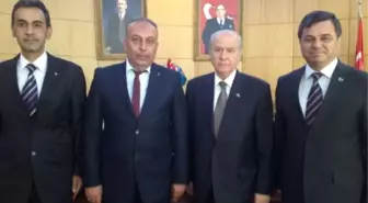 MHP Genel Başkanı Bahçeli, Anamur Heyetini Kabul Etti