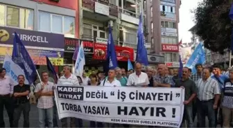 Balıkesir'de Asansör Faciasına Tepki Eylemi