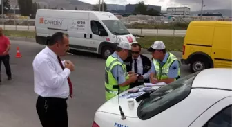 Bozüyük'te Yolcu Otobüsleri Denetleniyor