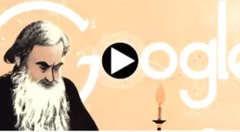 Google'dan Tolstoy'a Özel Doodle