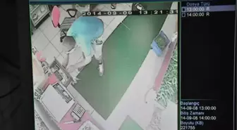 Manavdaki Hırsızlık Güvenlik Kamerasında