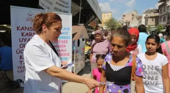 Milas'ta Halk Sağlığı İçin Broşür Dağıttılar