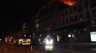 Bursa'da Kafede Yangın
