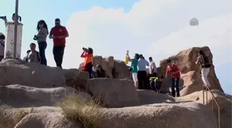 Kapadokya'nın en büyük peribacasında 'evet' dediler -