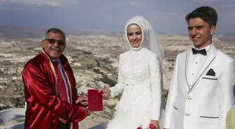 Kapadokya'nın Zirvesinde Nikah Merasimi