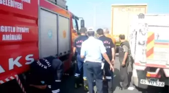 Turgutlu'da Trafik Kazası: 1 Yaralı