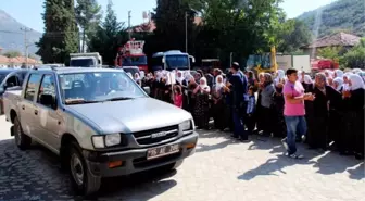 Bağsaray'da Mermer Ocağında İnceleme