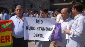 Diyarbakır'da Işid Protestosu