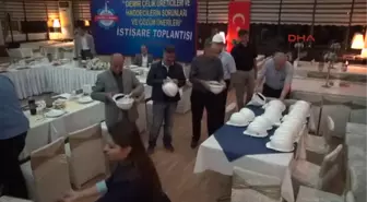 Karabük İşadamları, İş Güvenliği İçin Baret ve Maske Taktı