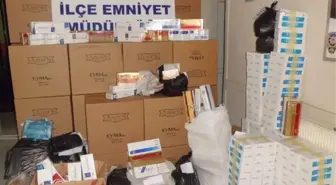Afyonkarahisar'da Kaçak Sigara Operasyonu: 6 Gözaltı