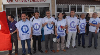 Sağlık Çalışanlarından Şiddete Tepki