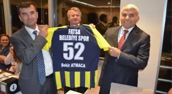 Fatsa Kaymakamı Bekir Atmaca'ya Veda Yemeği