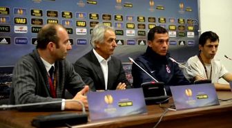 Trabzonspor - Metalist Kharkiv maçının ardından - Halilhodziç -