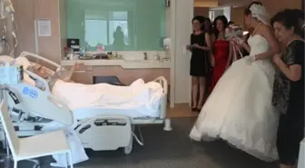 Hasta Dedeye Gelinlikle Ziyaret