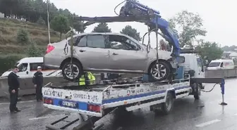 Otomobil Takla Attı, Sürücü Yaralandı