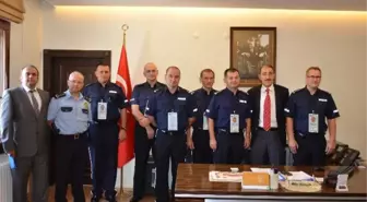 Polonya'dan Gelen Polis Heyeti, Emniyet Müdürü Kalayoğlu'nu Ziyaret Etti