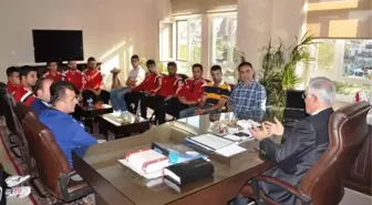 Başkan Cingil, Kapadokya Göreme Spor Yöneticilerini Kabul Etti