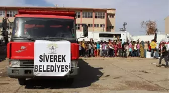 Siverek Belediyesi Yardımları Kobani'lilere Ulaştırıldı