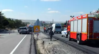 Yozgat'ta Çalışma Yapılan Yolda Kaza: 1 Ölü, 2 Yaralı