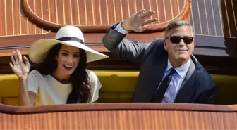 George Clooney ve Amal Alamuddin'in Düğününden İlk Kare