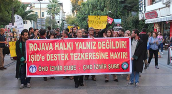İzmir'de Tezkere Protestosu
