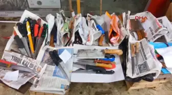 Tekirdağ'da Bıçak Bileme Kuyruğu