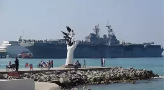 ABD Savaş Gemisi 'Uss Bataan' Kuşadası'nda