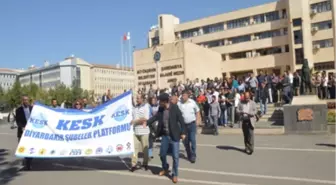 KESK Diyarbakır'da Kobani İçin İş Bıraktı