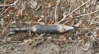 Kırıkkale'de Tarlada Havan Mermisi Bulundu