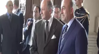 Dışişleri Bakanı Çavuşoğlu, Fransız Mevkidaşı Fabius ile Görüştü