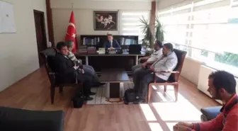 Gazeteciler Kaymakam Tanrıkulu'nu Ziyaret Etti