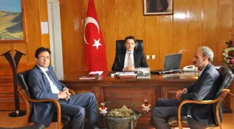 Korkut'tan Kaymakam Efendioğlu'na Hayırlı Olsun Ziyaretti