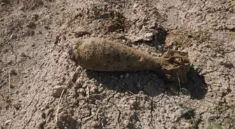 Kırıkkale'de Tarladaki Havan Mermisi Traktöre Takıldı