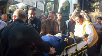 Yolcu Otobüsünün Çarptığı Öğretmen Ağır Yaralandı