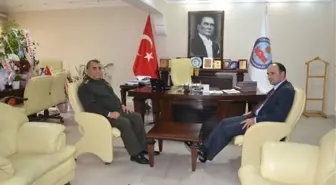 Albay Akça'dan Kaymakam Şener'e Hayırlı Olsun Ziyareti