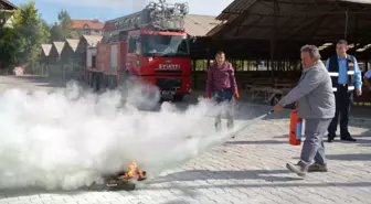 İtfaiyeden Telekoma Yangın Eğitimi