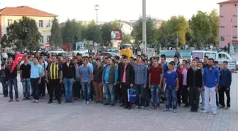 Tavşanlı'da Şehitler İçin Saygı Duruşu, PKK'ya Lanet