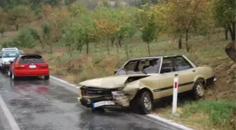 Pazarlar'da Trafik Kazası: 2 Yaralı