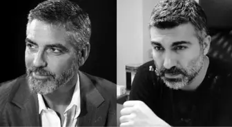 Murat Erbey'in Sakallı Albüm Fotoğrafına George Clooney Düzenlemesi