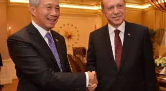 Cumhurbaşkanı Erdoğan, Singapur Başbakanı Loong'u Kabul Etti