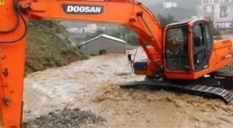 Giresun'daki Etkili Sağanak